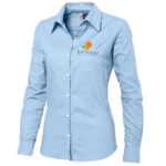 Blusa Manga Larga Dama Azul Claro