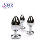 Set 3 Plug Anal Joya De Diamante Tallas: (S, M, L)